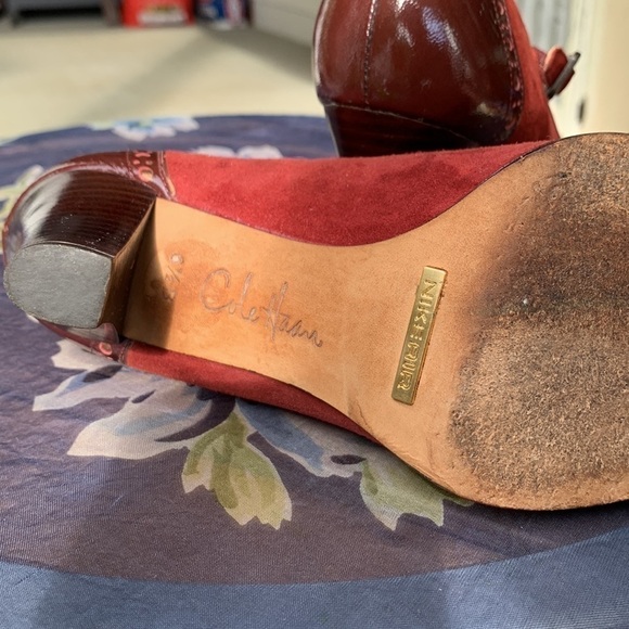 Cole Haan shoes MaryJanes color and suede trending now size 6.5 B no slip bottom - Picture 7 of 10